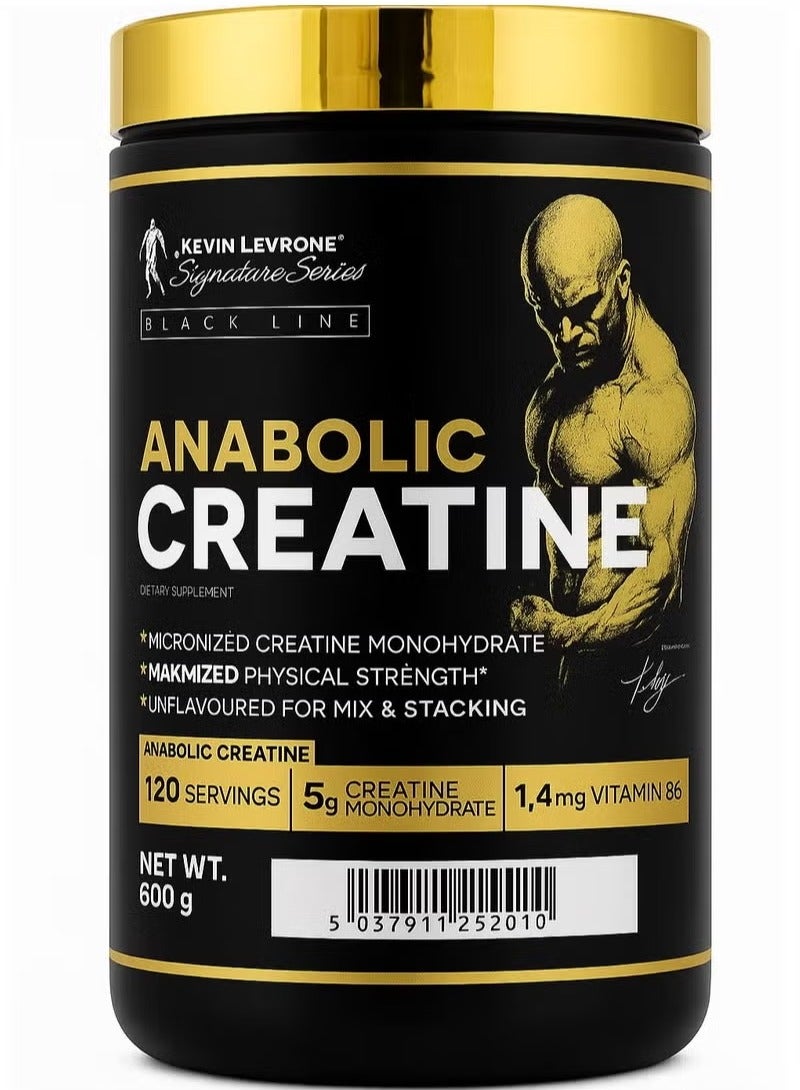 KEVIN LEVRONE Anabolic Creatine, Unflavored, 600 Gm