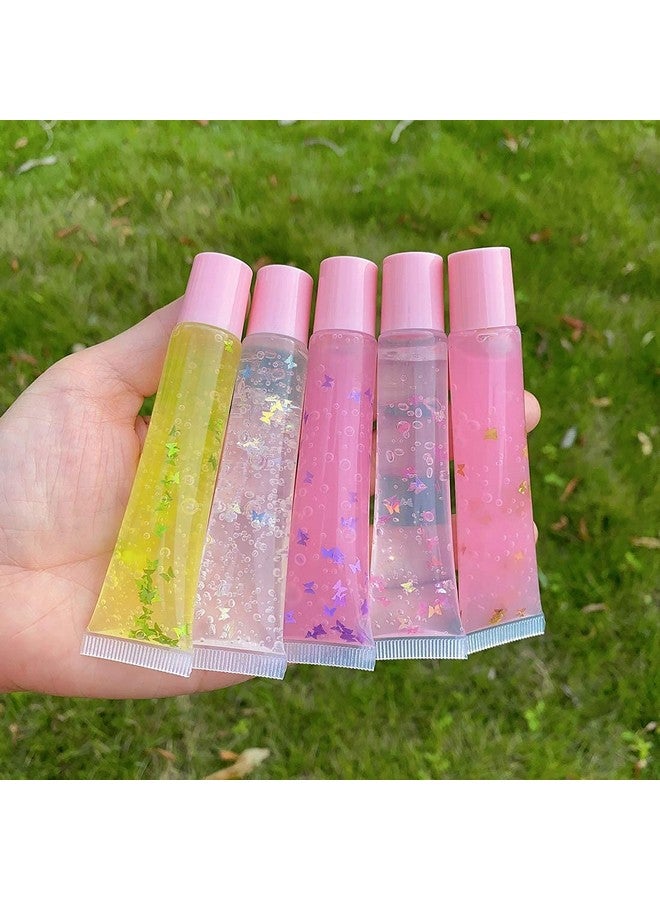 AJLTPA 50Pcs 15Ml Lip Gloss Squeeze Tubes Light Pink Lip Gloss Containers Empty Refillable Soft Clear Tubes For Diy Lipgloss Balm Cosmetic (Light Pink) - Image 5