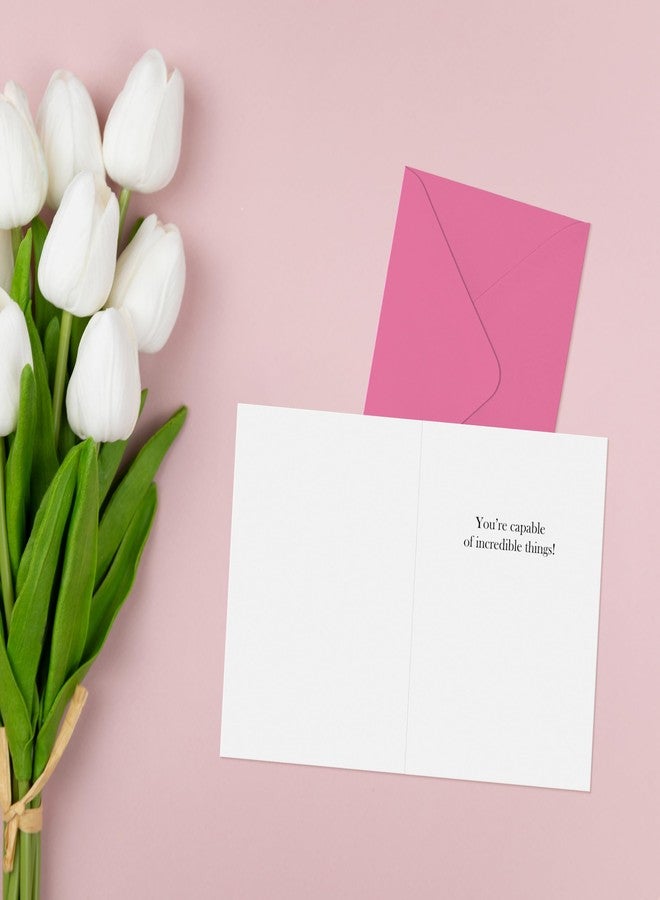 Sweetzer & Orange You Got This Greeting Card – 5”x7 Gold Foil Encouragement Card with Envelope & Seal – Motivational Congratulations Card for New Job Promotion Graduation & Life Milestones - Image 4