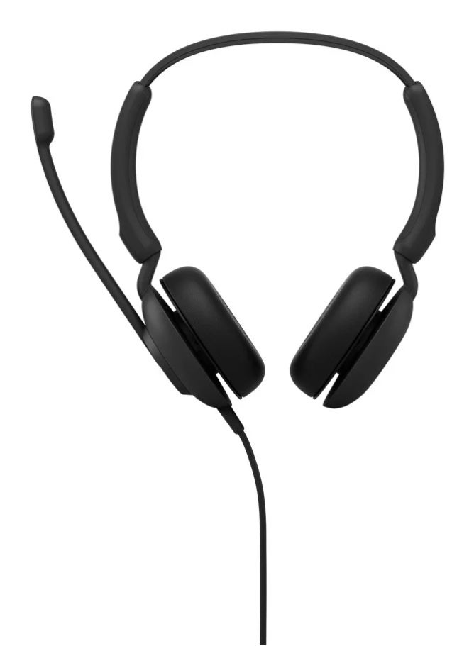 Jabra 1 mAh Evolve 10 USB-A Wired Headset with Noise-Cancelling Microphone, Lightweight Over-Ear Comfort, Plug-and-Play, Professional Office & Call Center Headset, Compatible with PC/Mac | 2699-820-109 Black - Image 3