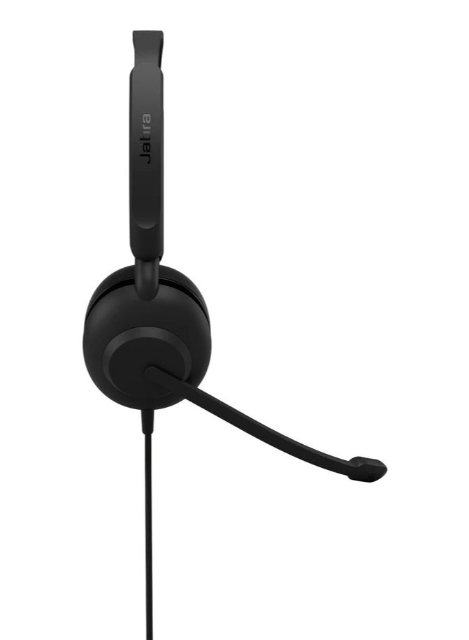 Jabra 1 mAh Evolve 10 USB-A Wired Headset with Noise-Cancelling Microphone, Lightweight Over-Ear Comfort, Plug-and-Play, Professional Office & Call Center Headset, Compatible with PC/Mac | 2699-820-109 Black - Image 5