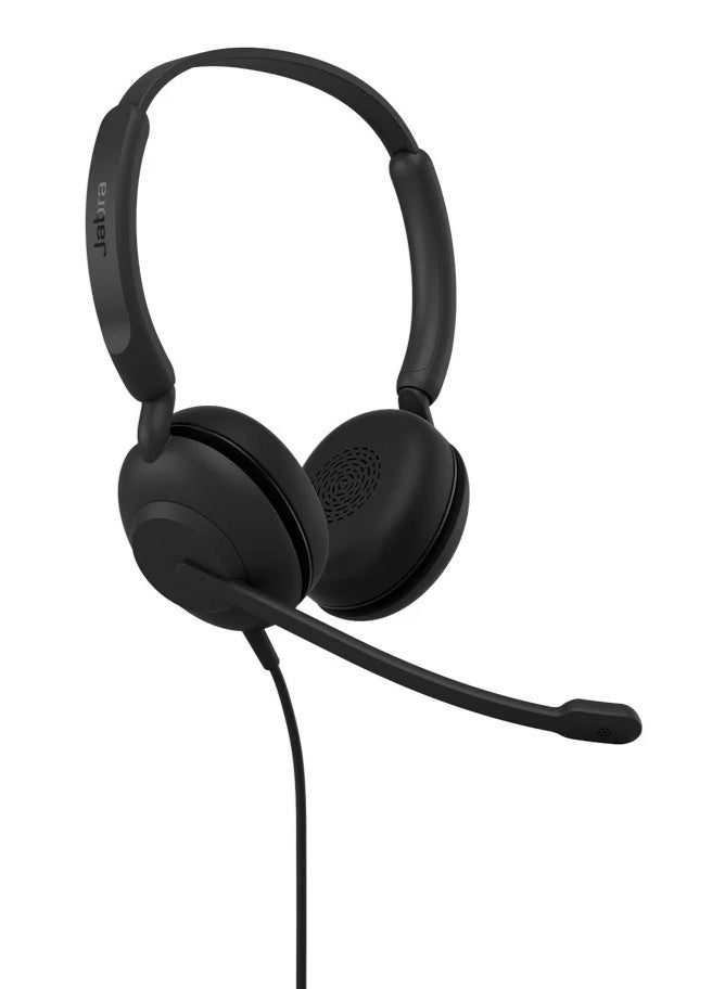 Jabra 1 mAh Evolve 10 USB-A Wired Headset with Noise-Cancelling Microphone, Lightweight Over-Ear Comfort, Plug-and-Play, Professional Office & Call Center Headset, Compatible with PC/Mac | 2699-820-109 Black - Image 2