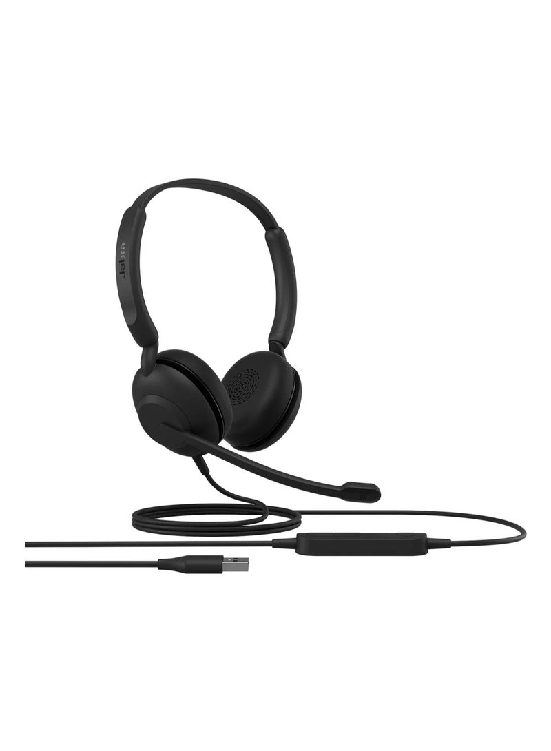 Jabra 1 mAh Evolve 10 USB-A Wired Headset with Noise-Cancelling Microphone, Lightweight Over-Ear Comfort, Plug-and-Play, Professional Office & Call Center Headset, Compatible with PC/Mac | 2699-820-109 Black - Image 4