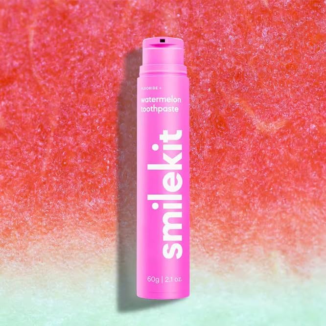 SmilekitÂ® Flavoured Toothpaste | Whitening Toothpaste |11 Explosive Flavours | Dentist Approved | Sugar Free (One Size, Watermelon) - Image 2