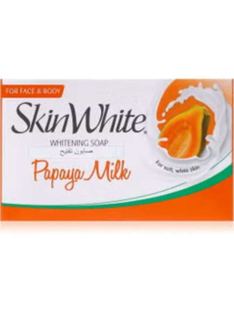 skin white Skinwhite Papaya Milk Whitening Soap With 90G 