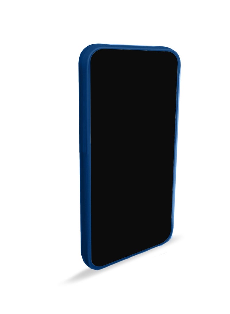 Wtech Liquid Silicone Case Cover For Oneplus 12R 5G 2024 Navy Blue - Image 4