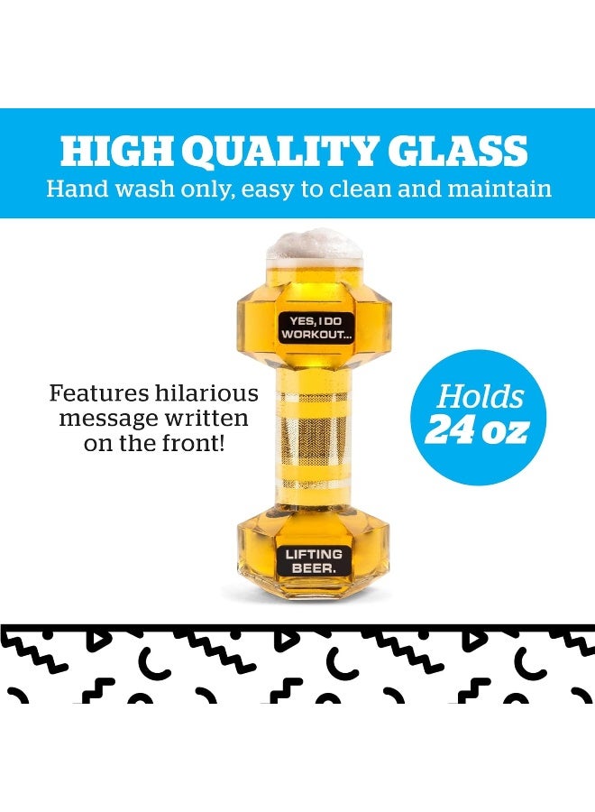 BigMouth Inc Dumbbell Beer Glass, 1 Count (Pack of 1) - Image 3