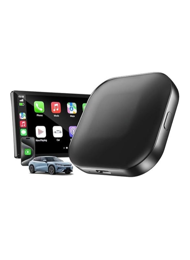 Wireless CarPlay Adapter – Converts Wired CarPlay to Wireless, USB-C Plug & Play, iPhone 10+ Compatible, Fits Cars from 2016 - Image 1