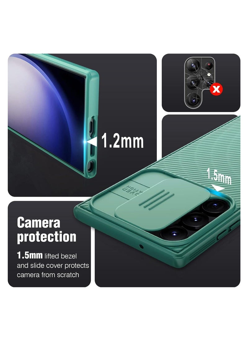 Raxoom CamShield Pro Series Cover Case Designed For Samsung Galaxy S23 Ultra - Deep Green - Image 5
