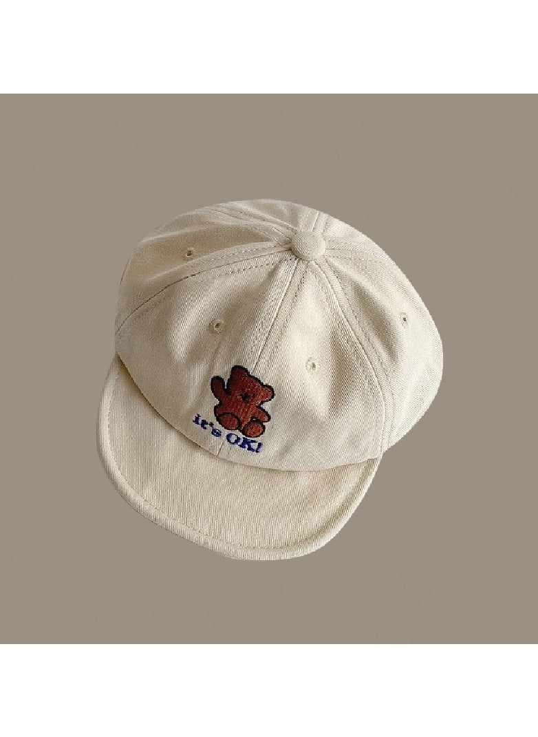 KUYING - Beige Series Duckbill Cap Children's Cute Hat - Image 1