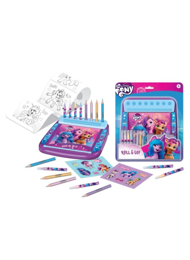Disney My Little Pony Roll and Go Coloring Kit 