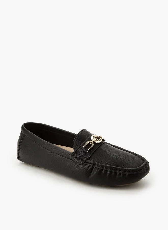 لو كونفورت Metal Accent Slip-On Comfort Moccasins