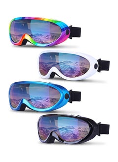Y&D 4 Pack Snowboard Goggles Anti-fog, KASTWAVE Ski Anti Fog Glare Adjustable Strap Snow Goggles, Sport PC HD Len for Men Women Kids Youth Winter Outdoor Skiing, Snowboarding, Skating, Motorcycling  - Image 1