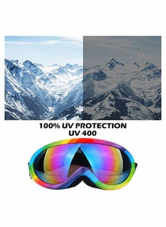 Y&D 4 Pack Snowboard Goggles Anti-fog, KASTWAVE Ski Anti Fog Glare Adjustable Strap Snow Goggles, Sport PC HD Len for Men Women Kids Youth Winter Outdoor Skiing, Snowboarding, Skating, Motorcycling  - Image 5