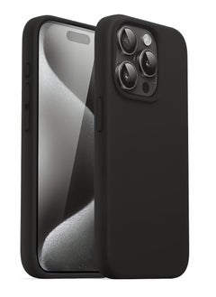 Mida iPhone 15 Pro Silicone Case Cover, full body protection case with a soft silky feel, shockproof cover with microfiber lining  - Image 1