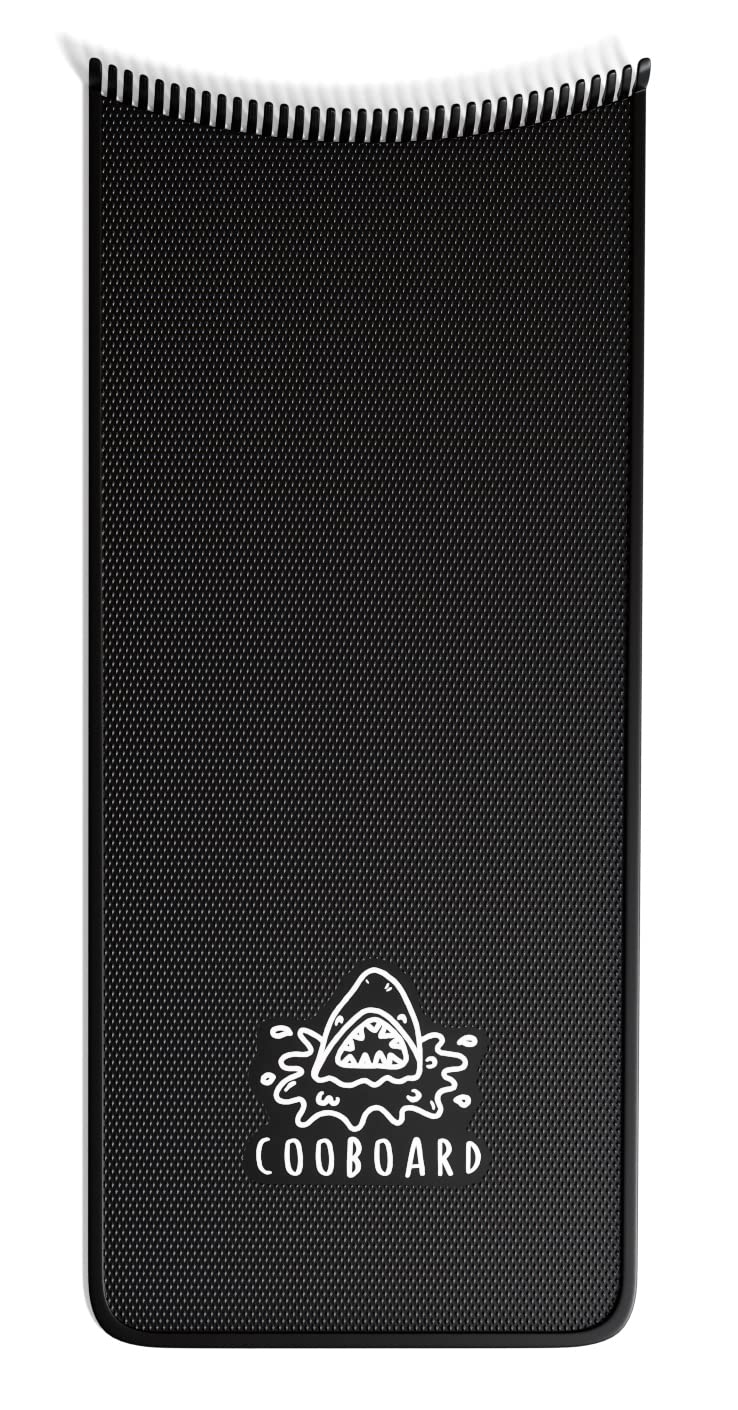 Cooboard Authentic Cooboard Balayage Board with Teeth | Original Highlighting Paddle from The Maker of Cooboard Hair Highlighting Kit | Easy to Clean, Sturdy, Lightweight (Black) - Image 1