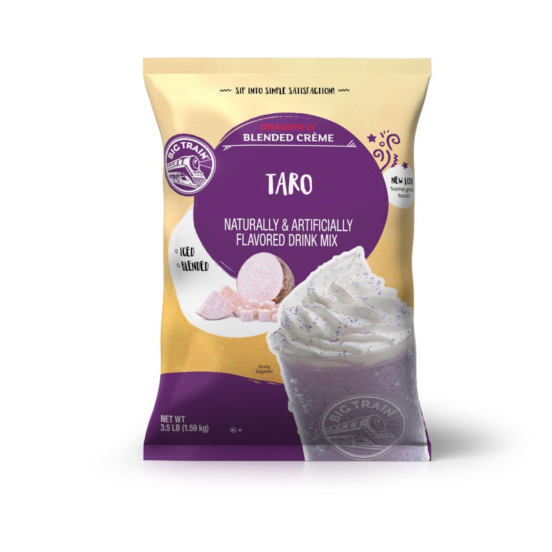 Big Train Dragonfly Taro Blended Crme Beverage Mix 35 Pound Pack of 1