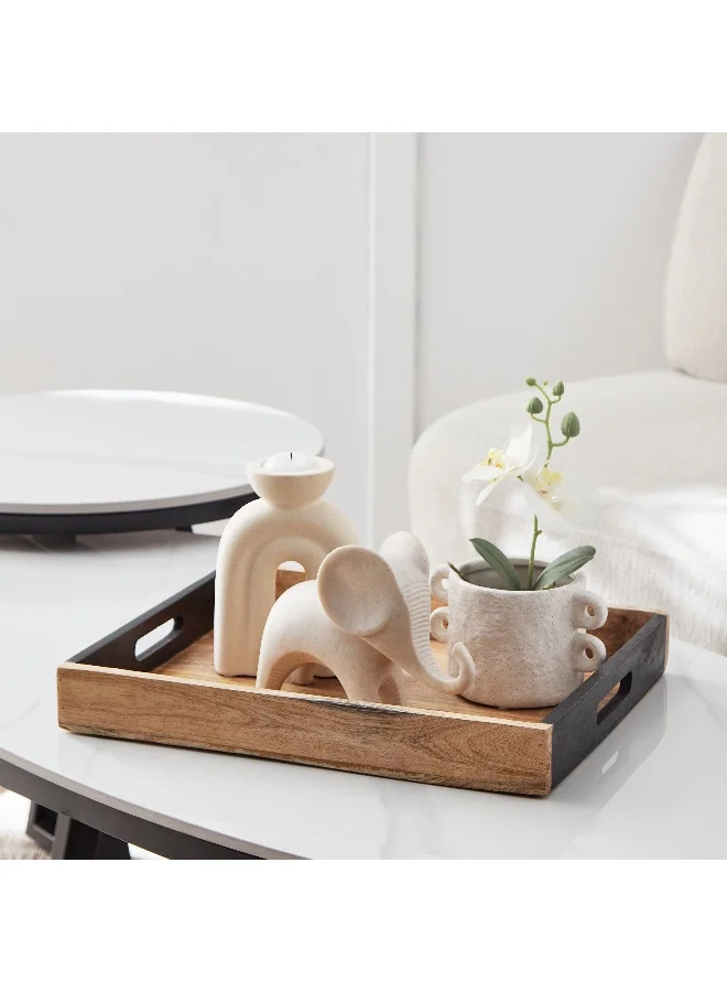 Home Box Splendid Wooden Decorative Tray 38 x 7 x 25 cm