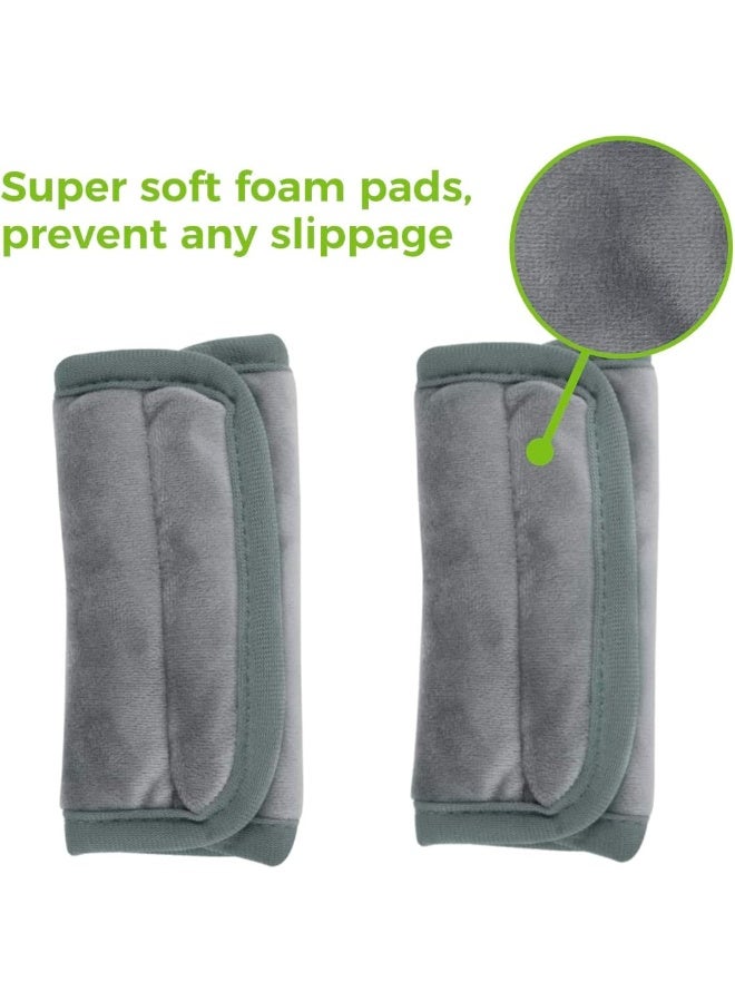 COOLBEBE Car Seat Straps Shoulder Pads for Baby Kids, Super Soft Seat Belt Covers for All Car Seats/Pushchair/Stroller/High Chair - Image 4
