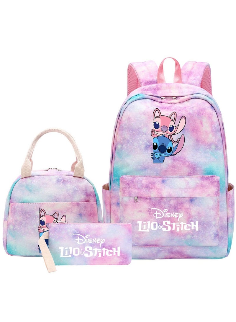 ستيتش حقيبة ظهر مطبوعة من ثلاث قطع