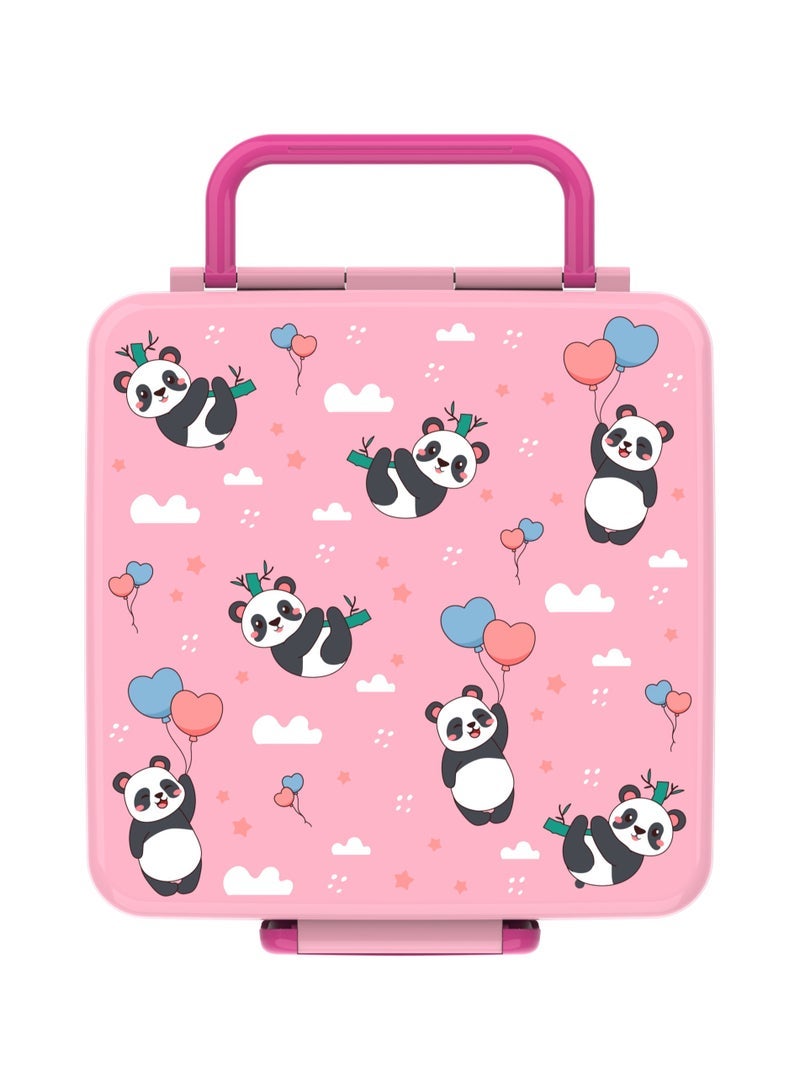 Top quality Leakproof Kids Bento Lunch Box with Removable Built-In Ice Pack, 4-Compartment BPA-Free Lunch Container with Utensils, Microwave & Dishwasher Safe, Cute Design for School Girls Boys Adults - Image 3