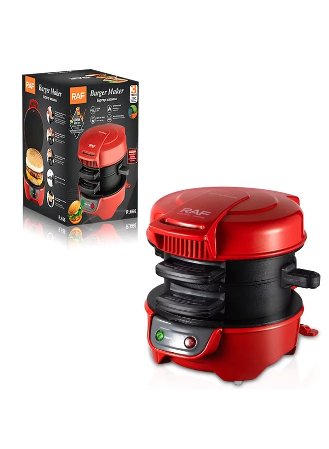 Burger Maker, 600 Watts, R.666 (3 Year Warranty)