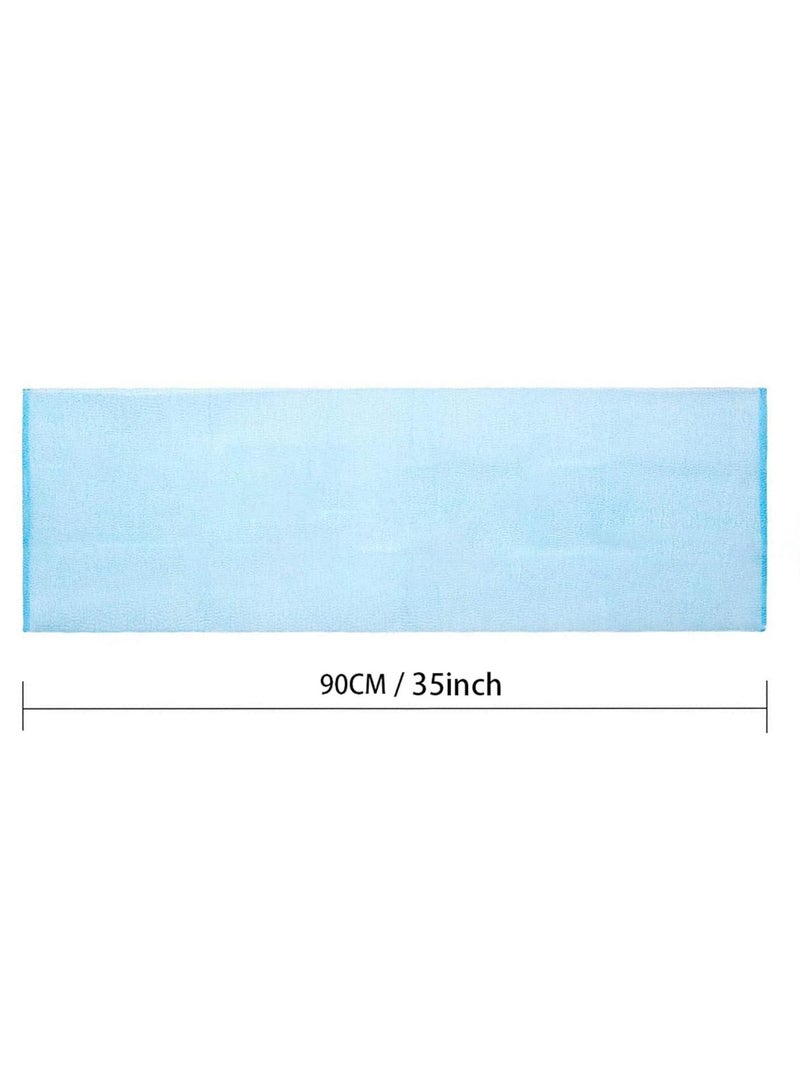 Exfoliating Washcloth Body Scrubber BackScrubber for Shower Japanese Beauty Washcloth Bath WashCloth Korean Exfoliation Luffah Towel Net Sponge LoofahBody Scrub 3 Pack  - Image 4