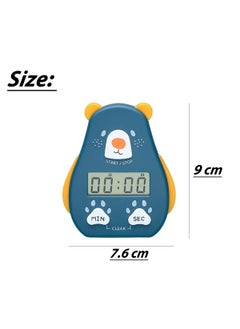 BGVM Digital Kitchen Timer with OnOff Switch Magnetic Digital Stopwatch with Big Digits Loud Alarm EasytoRead Timer for Cooking Baking and More Dark Blue  - Image 2