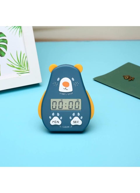 Digital Kitchen Timer with OnOff Switch Magnetic Digital Stopwatch with Big Digits Loud Alarm EasytoRead Timer for Cooking Baking and More Dark Blue