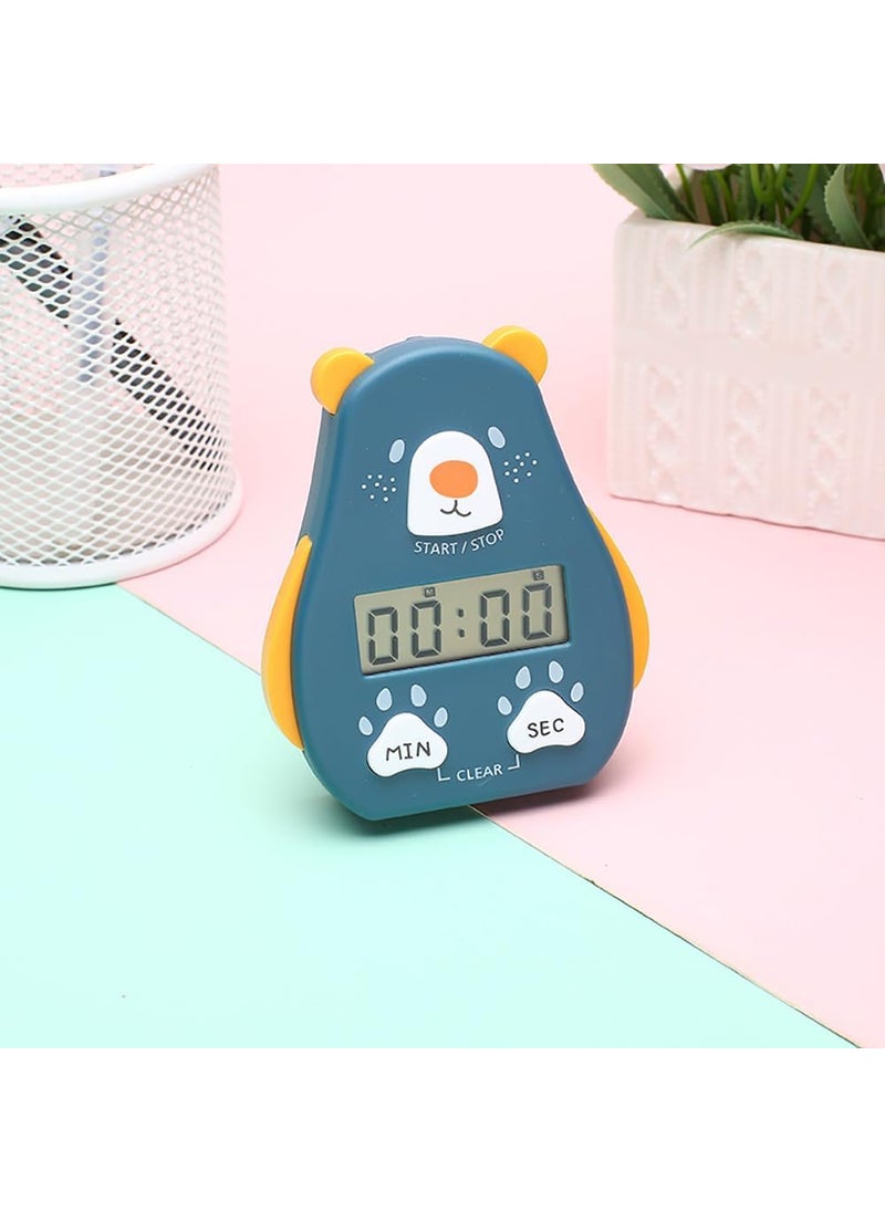 BGVM - Digital Kitchen Timer with OnOff Switch Magnetic Digital Stopwatch with Big Digits Loud Alarm EasytoRead Timer for Cooking Baking and More Dark Blue - Image 1