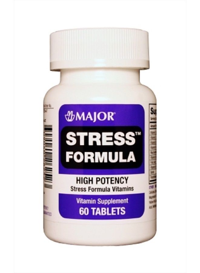 Major Pharmaceuticals Major High Potency Stress Formula Vitamin Supplement - 60 Tablets - Image 1