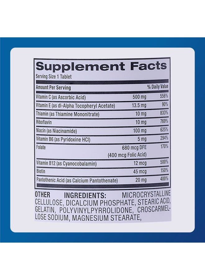 MAJOR Pharm Major Stress Formula High Potency Vitamin Supplement, 500 mg- 60 tab - Image 4