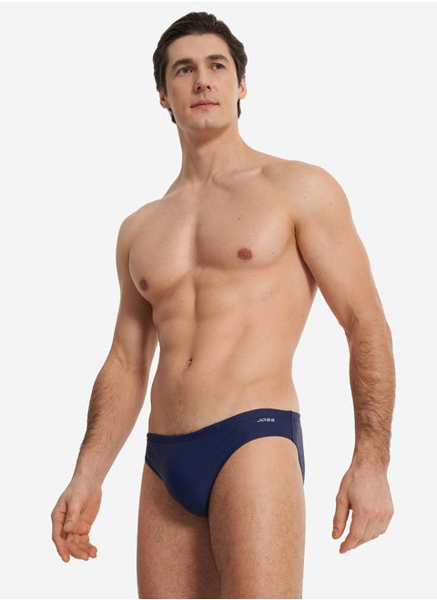 Joss Men's Swimming Trunks Blue – Adjustable Waist, Elastic Fit, Quick-Drying, Durable & Comfortable for Pool or Beach Training