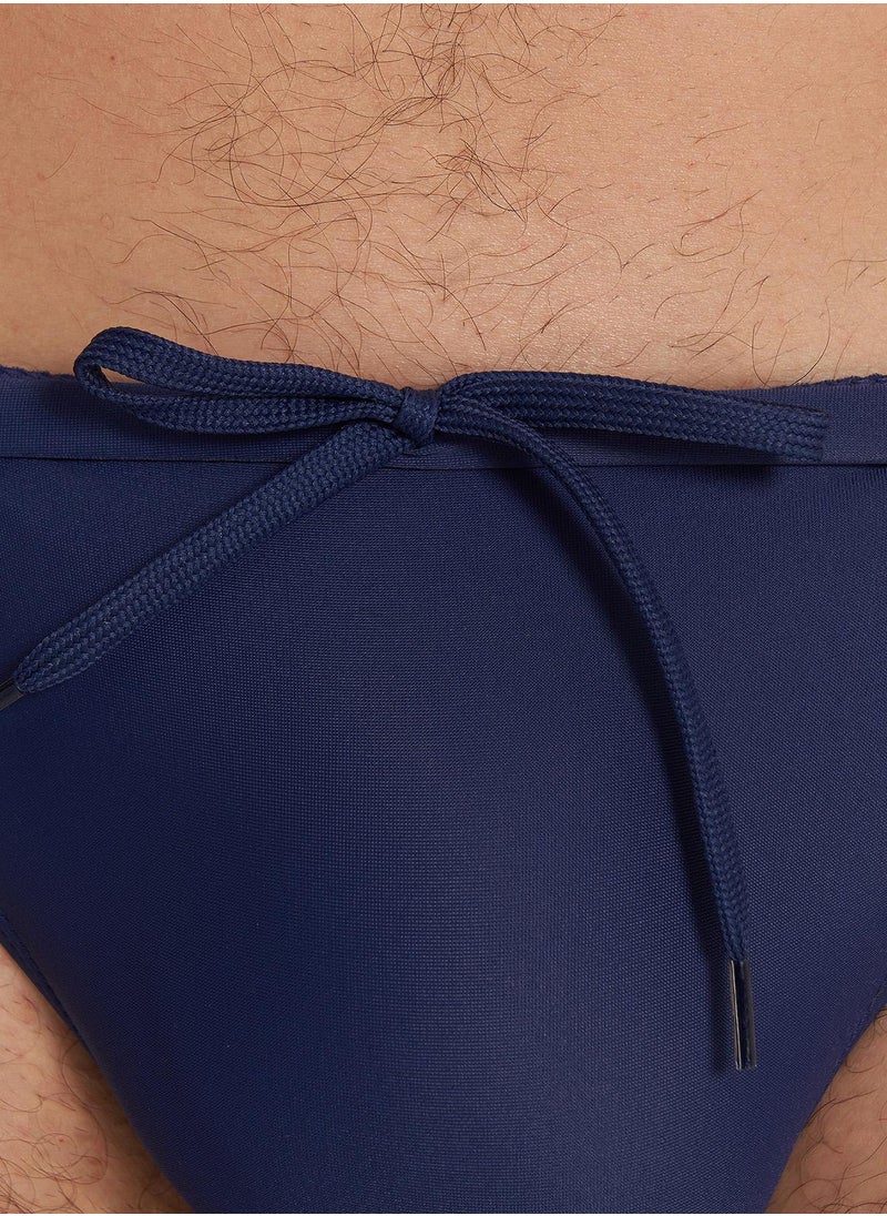 Joss Men's Swimming Trunks Blue – Adjustable Waist, Elastic Fit, Quick-Drying, Durable & Comfortable for Pool or Beach Training