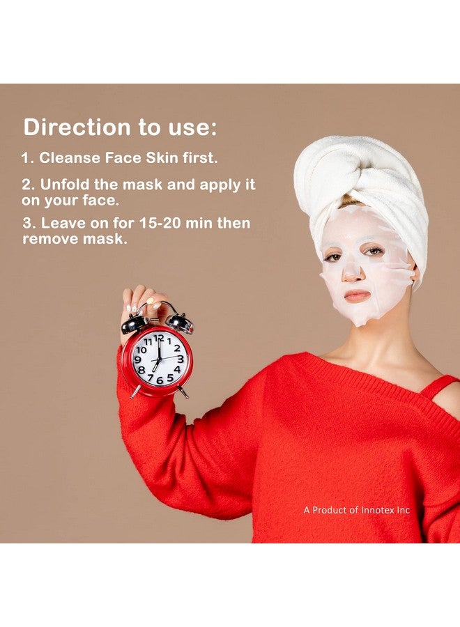 MASKING Beauty and Jeju Facial sheet mask combo set for skin Nourishing, Ideal for men and Women, Pack of 4 - Image 5