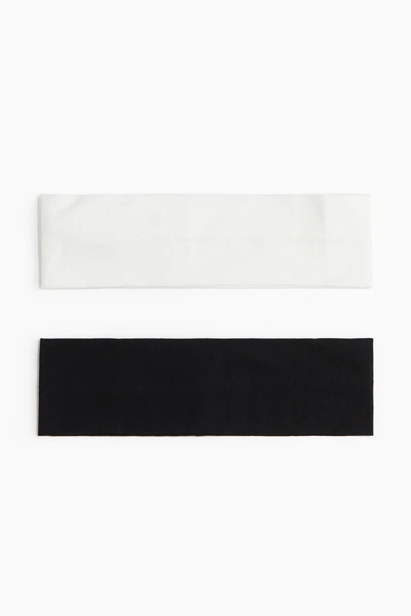 H&M 2-pack jersey headbands