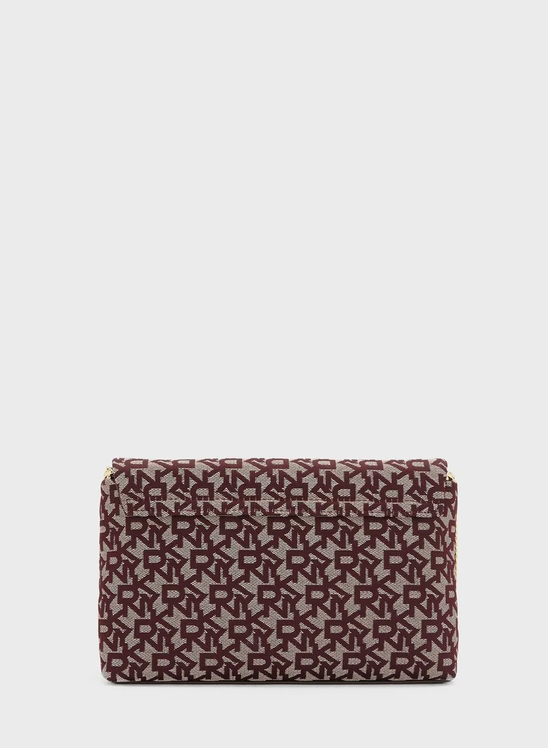 DKNY Pilar Flap Over Clutches Bags