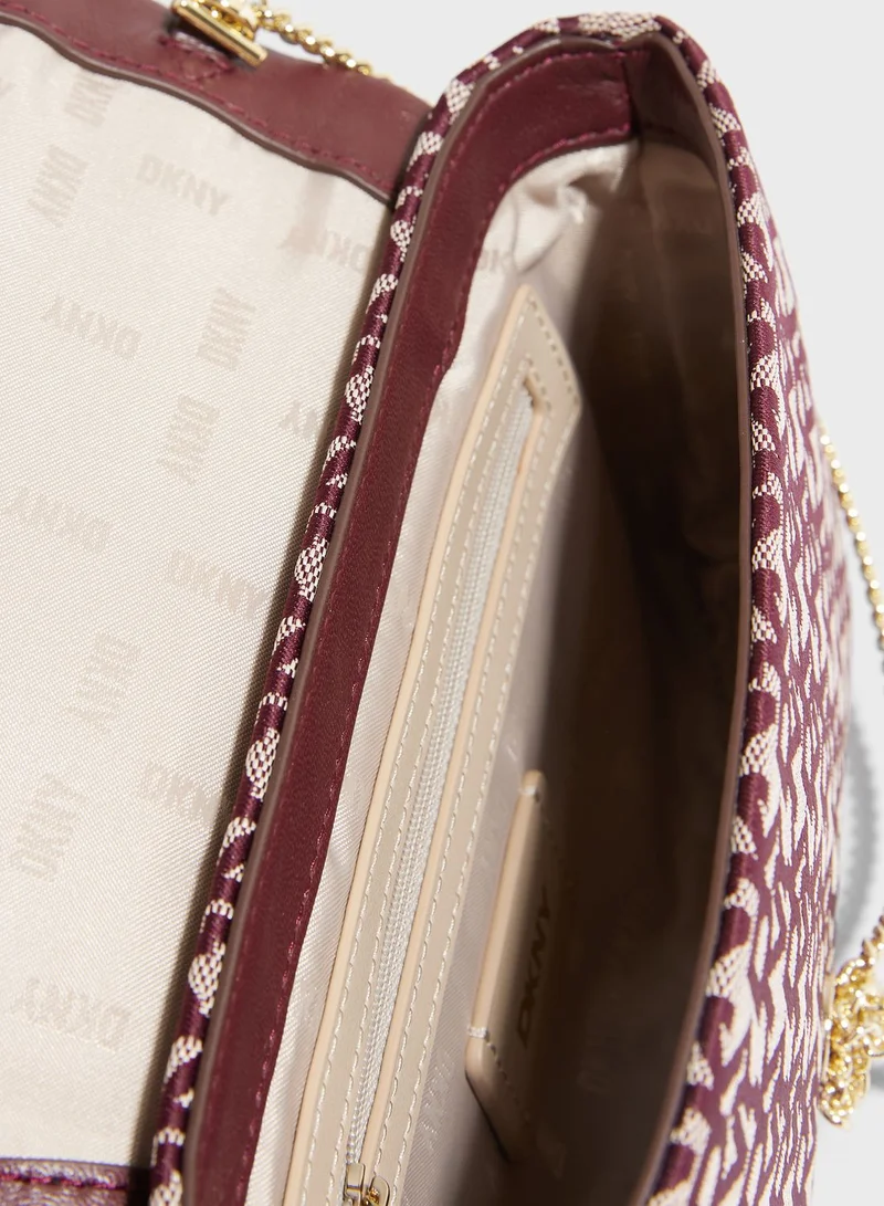 DKNY Pilar Flap Over Clutches Bags