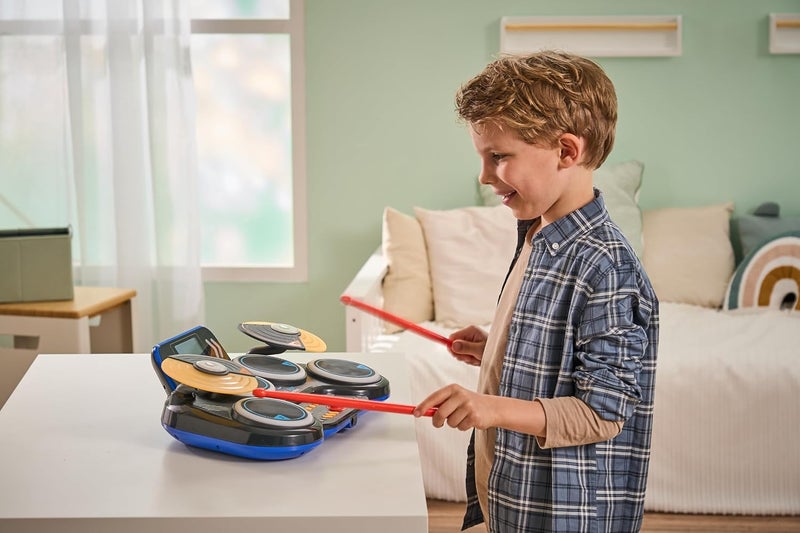 Vtech - KIDI DJ DRUMS Light up kit with Bluetooth® and Audio Port - Multicolour Kidi drum create your own music Suitable for ages 5 + up - Image 5