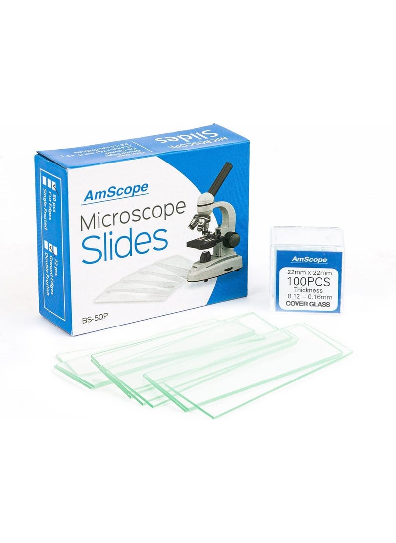 AmScope AmScope Super Savings  40X1000X Portable LED Monocular Student Microscope with 25Piece Prepared Slides Set and Tweezers Plus Bonus Handheld MultiUSB Digital Microscope for PC and Android  - Image 4