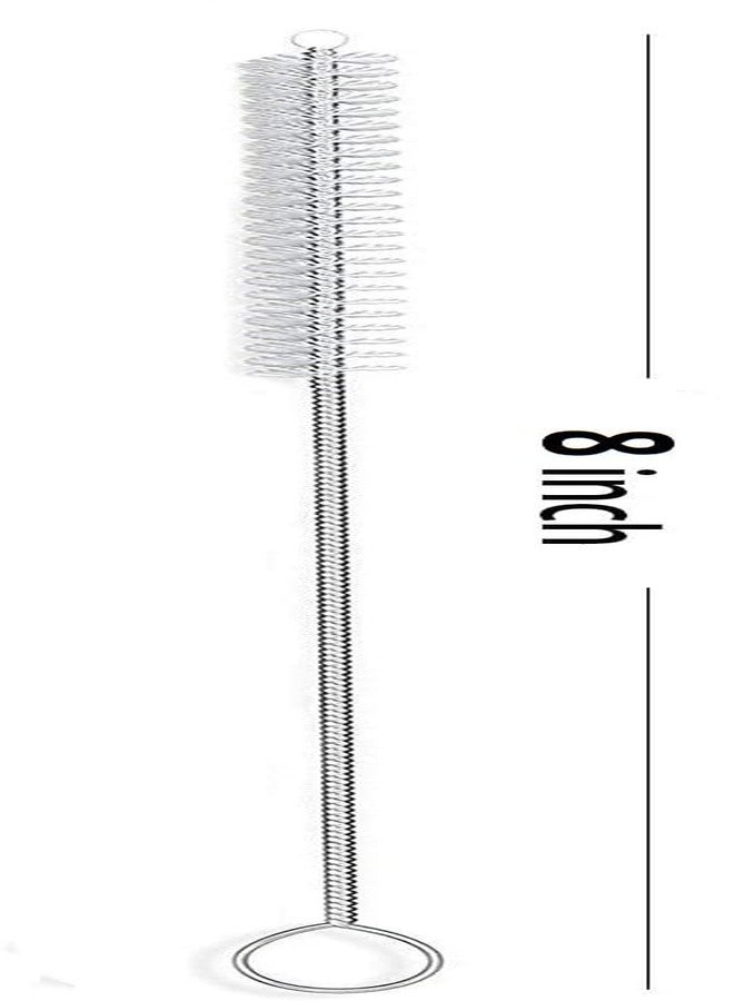 Fancyku Long Straw Brush, Nylon Pipe Tube Cleaner 8-ihch X 2/5-inch (Pack of 4 Straw Cleaner) - Image 2