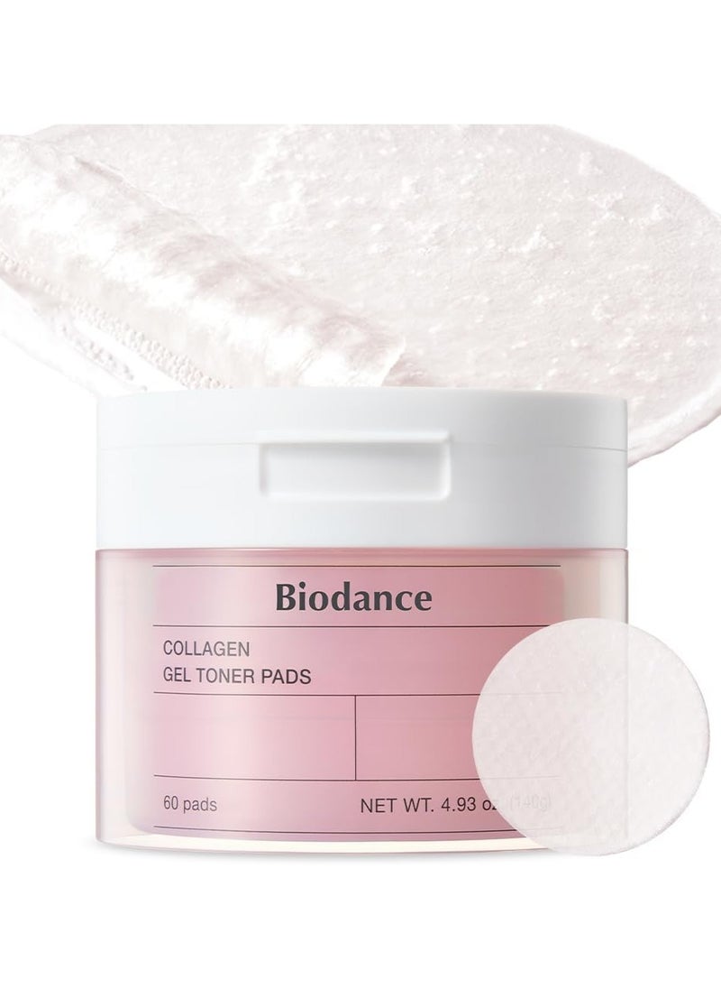 BIODANCE - Biodance Collagen Gel Toner Pads 4.93 fl.oz.(140g), 60Pads - Image 1