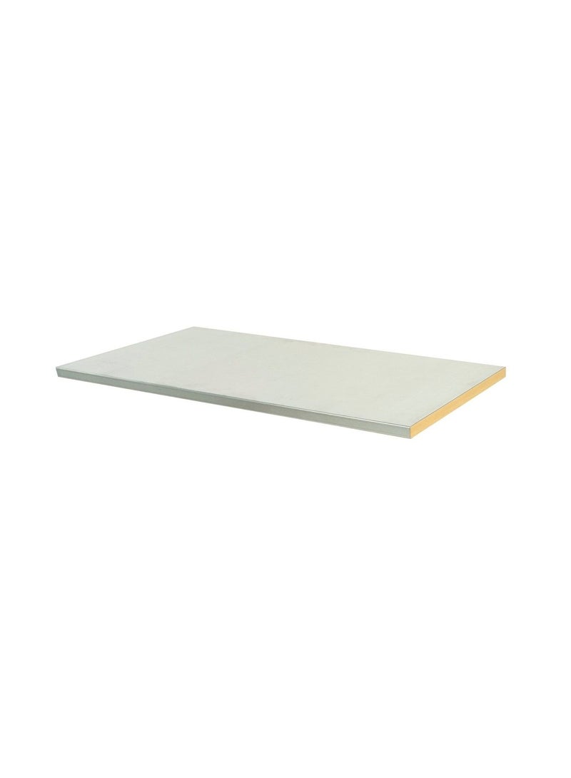 bott Bott cubio worktop steel clad WxDxH: 2000x750x40mm grey  - Image 1
