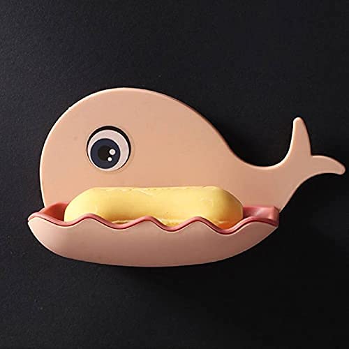 Sygnius Fish Shape Soap Dish Case Holder Bathroom Accessory - Multi Color Fish Soap Dish Set of 3 - Image 2