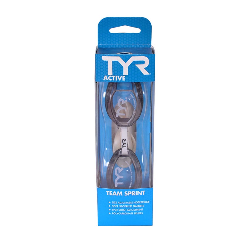 TYR Team Sprint Performance Goggle (Clear), 8 x 3.4 x 1.5" - Image 5