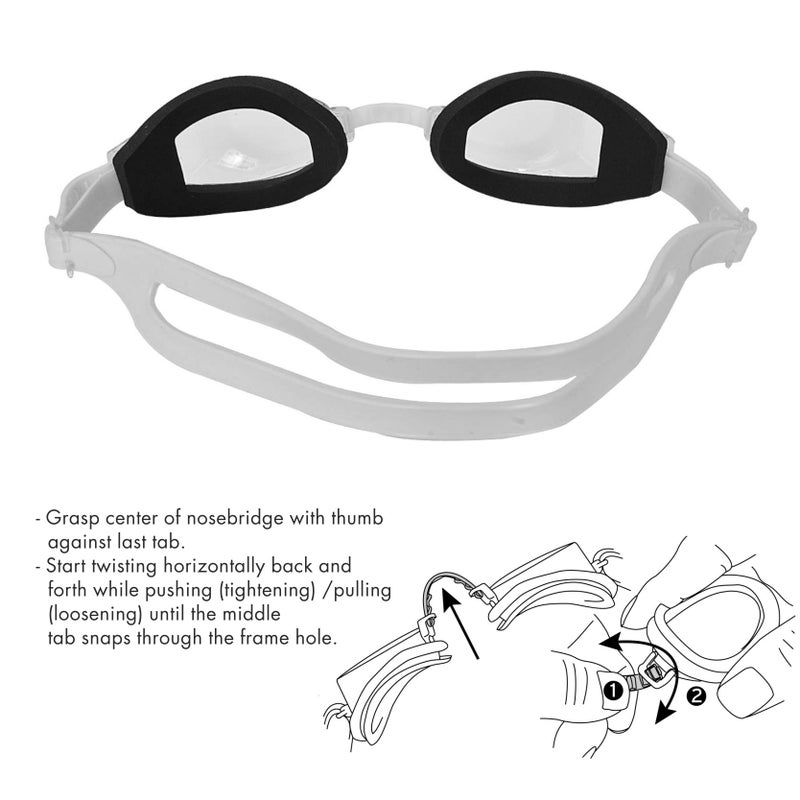 TYR Team Sprint Performance Goggle (Clear), 8 x 3.4 x 1.5" - Image 4