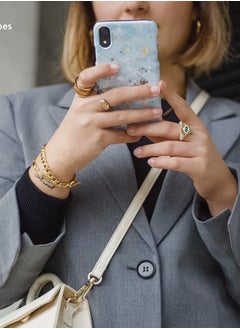 BURGA Luxury Styled Giltter iPhone 16  Pro Max Case Compatible with Double Layer Silicone Protective Case Mermaid Skin  - Image 5