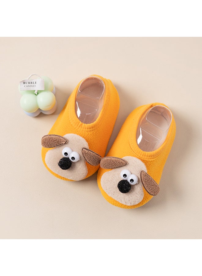 Thickened Cute Puppy Baby Floor Socks Non-slip Soft Bottom Cartoon Early Childhood Education Baby Shoes Baby Toddler Shoes Socks Cover