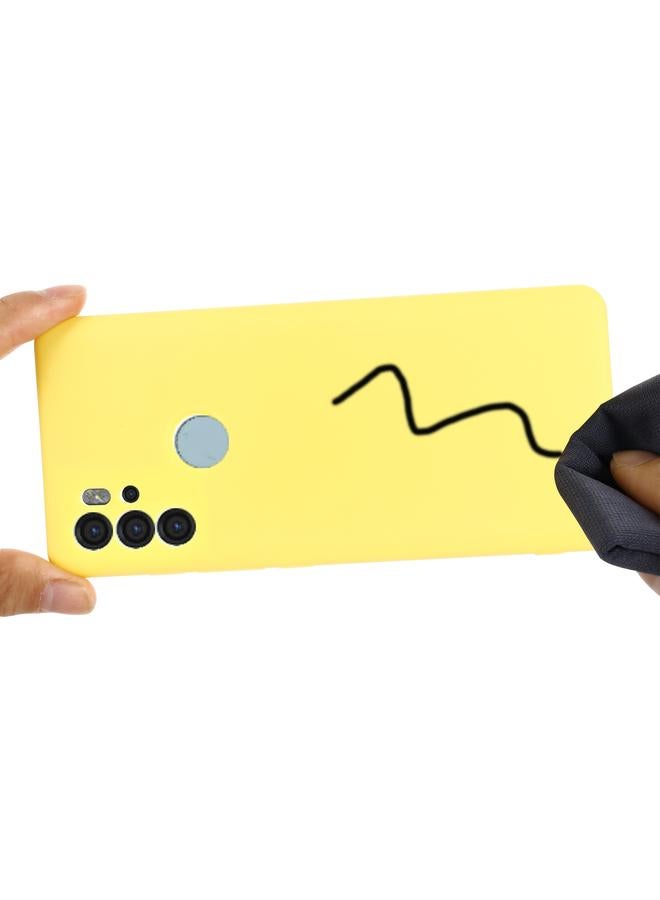 S-TOP Case For Motorola Moto G60S Pure Color Liquid Silicone Shockproof Full Coverage Phone Case - Image 5