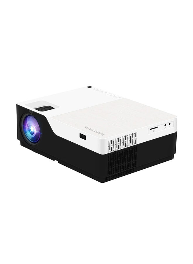 وونكت جهاز بروجيكتور LED بدقة كاملة الوضوح 1080 M18 أبيض - Image 1